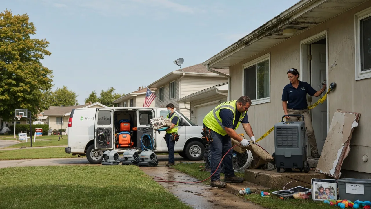 Water Damage Restoration in Bardolph, IL near me